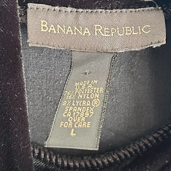 Vintage 90s Banana Republic Black Velvet Turtleneck Large Whimsigoth Witchy - Picture 3 of 3